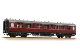 LNER 34-412 Thompson Second Corridor Coach BR Maroon OO Gauge