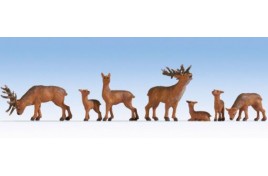 Deer X 7 HO Scale 