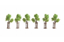 Saplings 4cm with Tree Props x6 OO/HO Scale