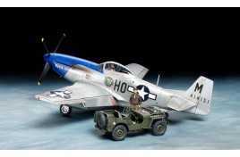 Tamiya 1/48 North American P-51D Mustang 1/4 Ton 4×4 LV Model Kit
