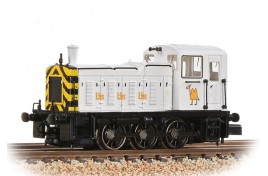 Class 03 Ex-D2054 British Industrial Sand White N Gauge