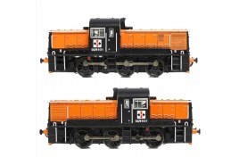 Class 14 D2/9531 NCB British Oak Orange & Black N Gauge