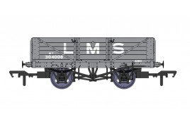 5 Plank Open Wagon – No.304008– LMS Grey OO Scale 