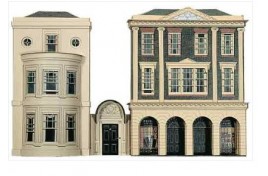 Low Relief Card Kit - Regency Period Shops & House OO Scale