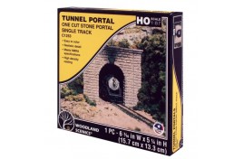 Single Track Tunnel Portal Cut Stone OO/HO Scale