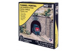 Single Track Tunnel Portal Random Stone OO/HO Scale