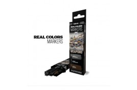 RCM103 AK Interactive WEAPONS - SET 3 REAL COLOURS MARKERS
