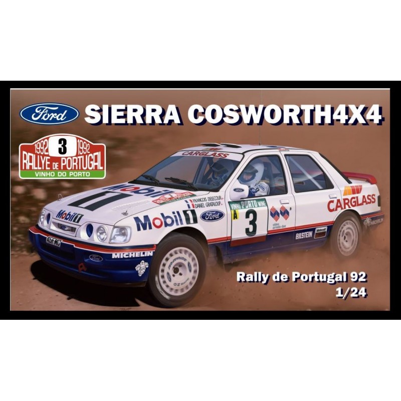 DM MODELS 1/24 FORD SIERRA COSWORTH 4X4 RALLY DE PORTUGAL 92 DMK-002