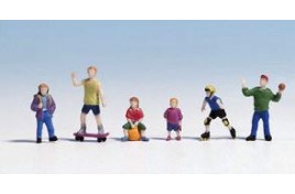 Children Playing x 6 OO/HO Scale 