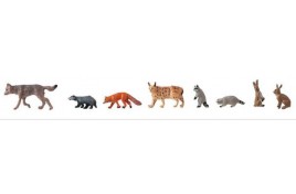 Forest Animals x 8 HO Scale