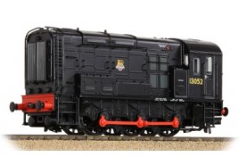 Class 08 13052 BR Black (Early Emblem) OO Gauge