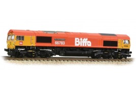 Class 66/7 66783 'The Flying Dustman' GBRf Biffa Red N Gauge
