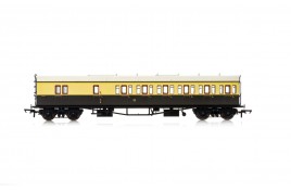 GWR, Collett 57' Bow Ended D98 Six Compartment Brake Third (Right Hand), 4972 - Era 3 OO Gauge