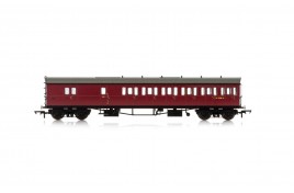 Collett 57' Bow Ended D98 Six Compartment Brake Third (Right Hand) W5508W BR OO Gauge