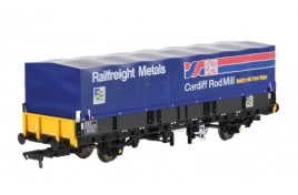 BR SEA Wagon BR Railfreight Metals Sector with Hood (Revised) OO Scale