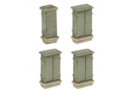 Lineside Cabinets (x4)  N Gauge