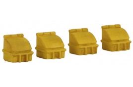 Yellow Grit / Sand Boxes x 4 OO Scale