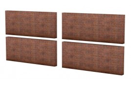 6ft Victorian Wall Sections x 4 Lengths OO Scale
