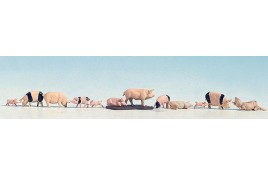 Pigs (12) Figure Set