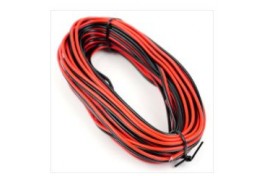 Red Black Twinned Wire 10m