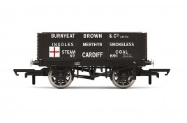 6 Plank Wagon, Burnyeat Brown & Co. - Era 2 OO Gauge 