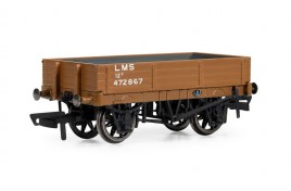 3 Plank Wagon, LMS - Era 3 OO Gauge