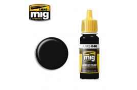 MIG-045 Matt Black Acrylic Paint 17ml