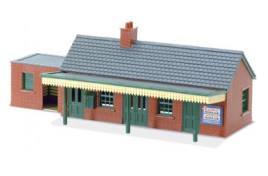 Country Station Building Brick Type Plastic Kit N Scale
