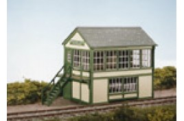 Timber Signal Box Plastic Kit OO Scale