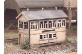 GWR Wooden Signal Box Plastic Kit (inc. interior detailing kit) N Scale
