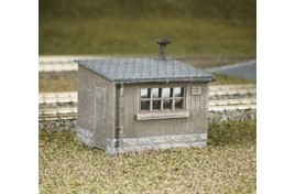 Wooden Lineside Huts x 2 Plastic Kit OO Scale