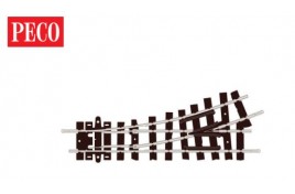 ST-406 Setrack Turnout, Left Hand OO-9/HOe Gauge