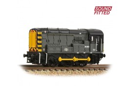 Class 08 08953 BR Engineers Grey Sound Fitted N Gauge