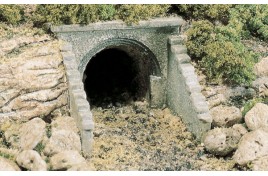 Culverts (Sewer or Drain) Portals Masonry Built x 2 N Scale