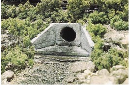 Culvert (Sewer or Drain) Portals Concrete x 2 N Scale