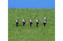 Lower Quadrant Ground Shunt Signals Pack of 5 N Scale