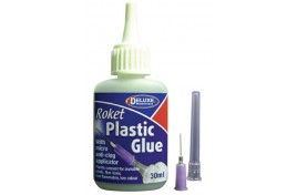 Roket Plastic Glue with Fine Point Applicator 30ml