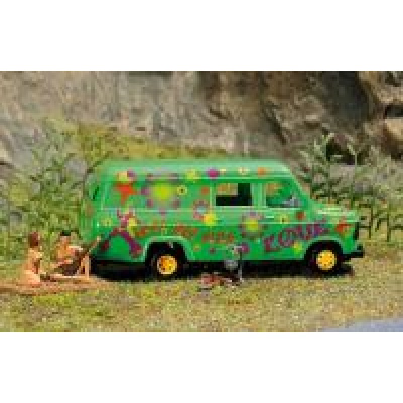 Wilderness Camping Ford Transit Van with Nude Campers OO 