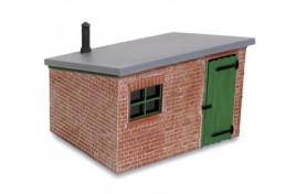 Brick Lineside Hut Plastic Kit O Scale