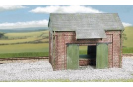 Goods Shed, Brick Type Plastic Kit Craftsman Series OO Scale