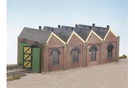 Two Road Engine Shed Plastic Kit Craftsman Series OO Scale