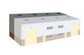 Industrial/Retail Unit Extension Plastic Kit OO Scale