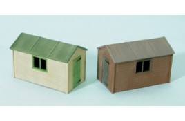 Garden Sheds x 2 Plastic Kit OO Scale