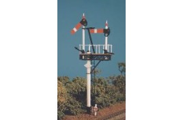 GWR Advanced Construction Lower Quadrant Round Post Bracket Signal OO Scale