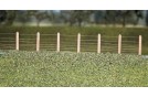 GWR Lineside Fencing - 36 Posts with Wire OO Scale