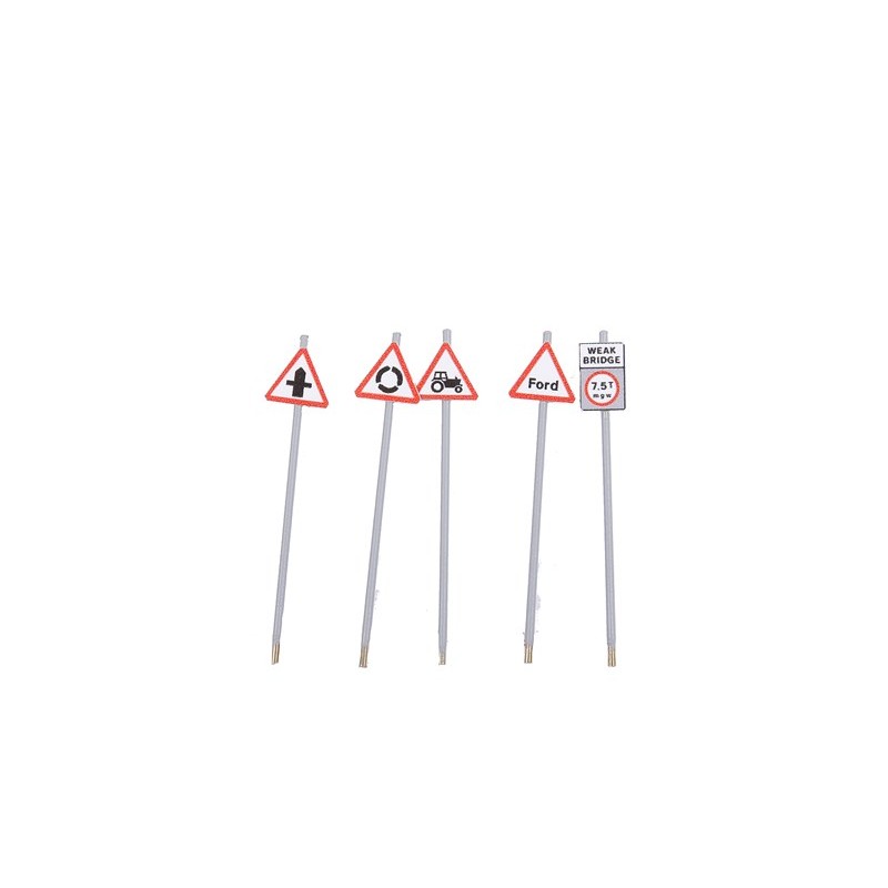 ANCORTON MODELS WARNING SIGNS ON POSTS 4 IN A PACK REF NO OOWS5 
