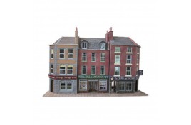 Low Relief Pub & Shops Card Kit OO Scale