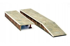 Station Platform with Ramp Plastic Kit OO Scale