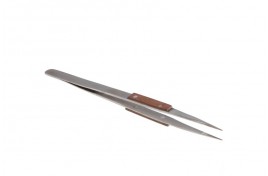 Straight Pointed Tweezer with Insulated Handles 6.5in