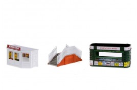 Kiosks & Steps Plastic Kit OO Scale